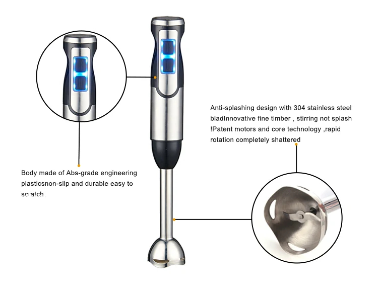 img alibaba 1792638124.jpeg Kitchen Appliance Multifunction Immersion 1000W LED Stainless Steel Stick Mixer Dc Motor Electric Hand Blender for Sale