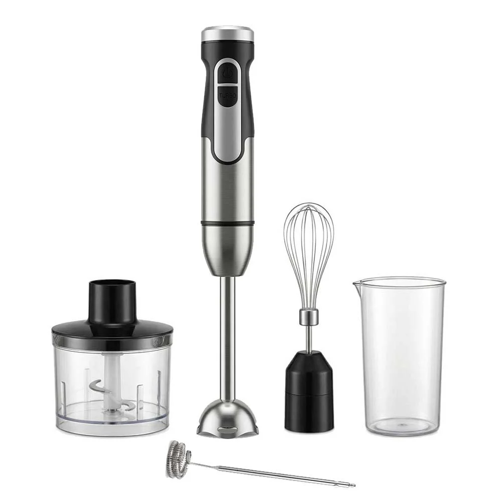 img alibaba 1792638689.jpeg Factory Wholesale 5 in 1 Stainless Steel Hand Blender Multifunctional Electric Food Mixer Baby Food Blender Meat Grinder - Black-5 in 1 / 220-240
