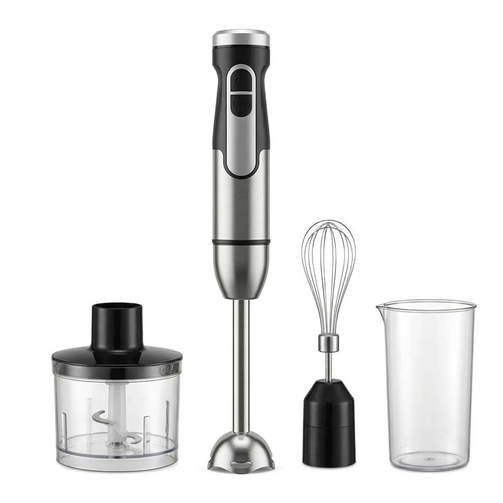 img alibaba 1792638697.jpeg Factory Wholesale 5 in 1 Stainless Steel Hand Blender Multifunctional Electric Food Mixer Baby Food Blender Meat Grinder - Black 4 In 1 / 220-240