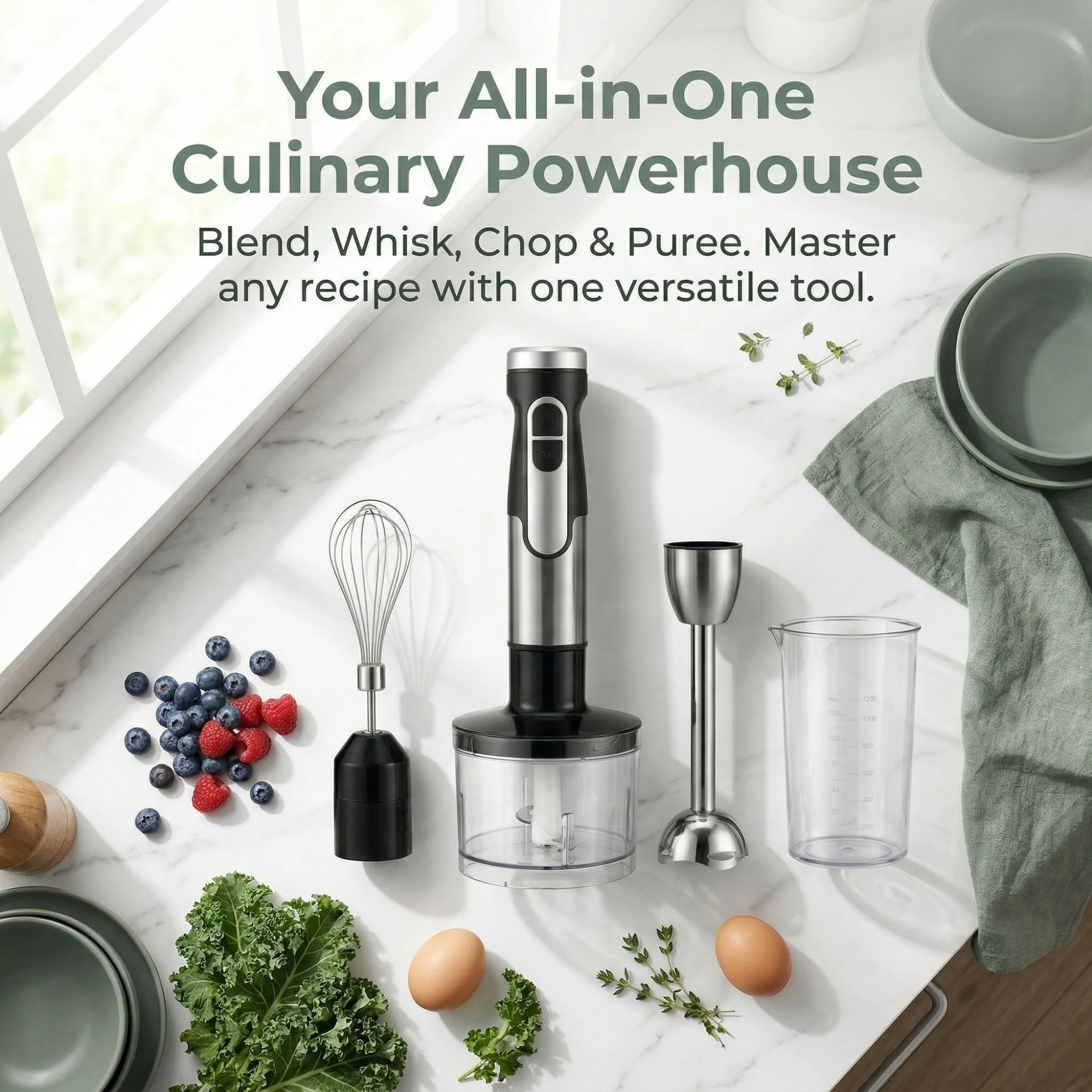img alibaba 1792638738.jpeg Factory Wholesale 5 in 1 Stainless Steel Hand Blender Multifunctional Electric Food Mixer Baby Food Blender Meat Grinder