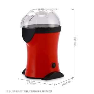 Electric Hot-Air Popcorn Maker Mini Home Machine Small Household Appliance 1200W
