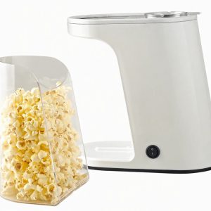 Electric Hot air Popcorn Maker Overheat protection Aluminum Material 1200W Power Switch Control for Home