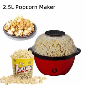 Portable 3.6L Large-capacity Popcorn Machine Professional 850W Home Electric Popcorn Maker Automatic Hot Air Pop Corn Machine