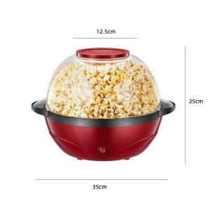 Portable 3.6L Large-capacity Popcorn Machine Professional 850W Home Electric Popcorn Maker Automatic Hot Air Pop Corn Machine