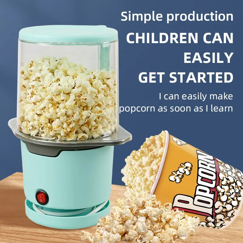img alibaba 1793073076.jpeg Kitchen Kids Home-made Portable Electric Popcorn Machine Movie Snack Household Healthy Hot Air Oil Free Corn Popcorn Maker