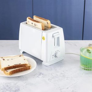 Slice Toaster, 750W Stainless Steel Automatic Pop-Up