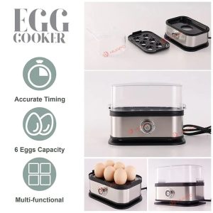 New Arrivals Kitchen Electric Egg Boiler Holder Rapid Egg Cooker