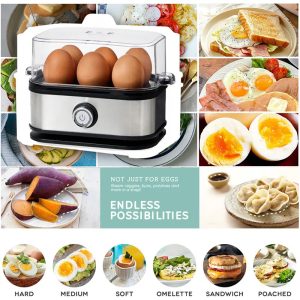 New Arrivals Kitchen Electric Egg Boiler Holder Rapid Egg Cooker