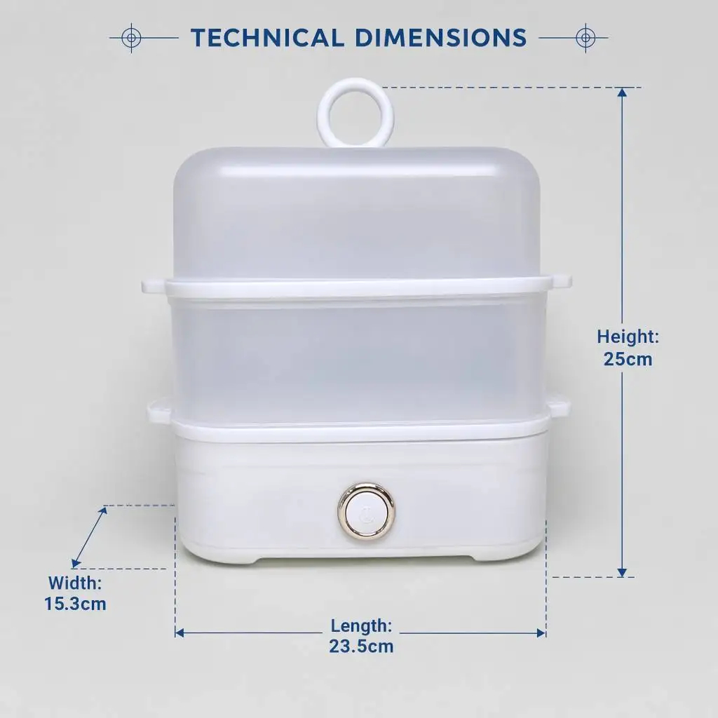 img alibaba 1793438833.jpeg Egg Electric Steamer, Double-Layer, Auto Shut-Off