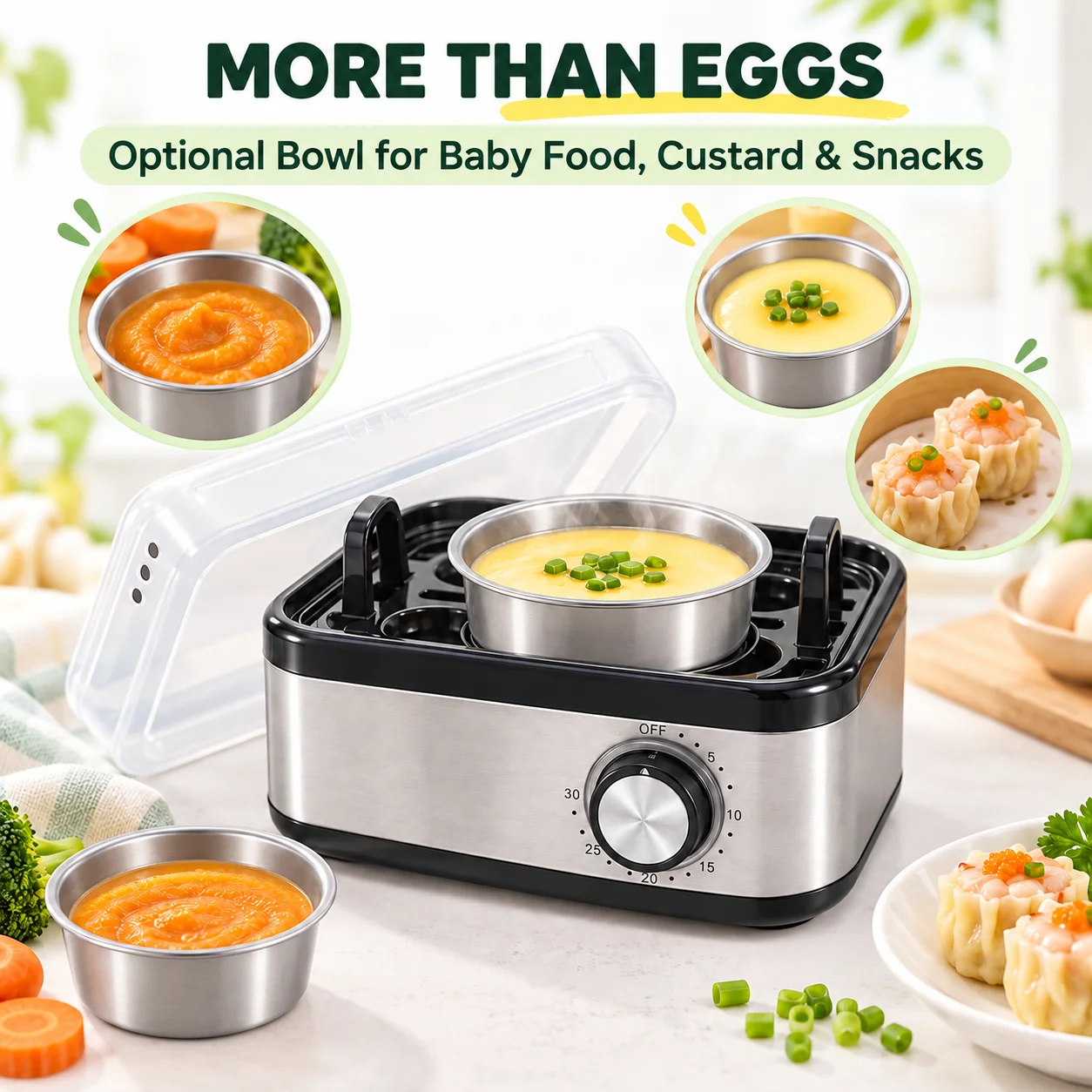 img alibaba 1793438967.jpeg Electric Egg Cooker, 6-Egg Steamer with 30-Minute Timer, 350W Auto Shut-Off