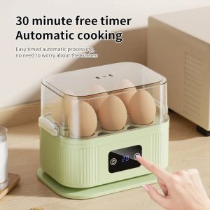 Mini Egg Cooker, Portable Food Steamer for Dorms and Home Kitchens
