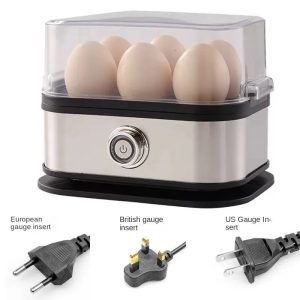 Nutricook Penguin Electric Egg Cooker, Stainless Steel Auto Shut-Off