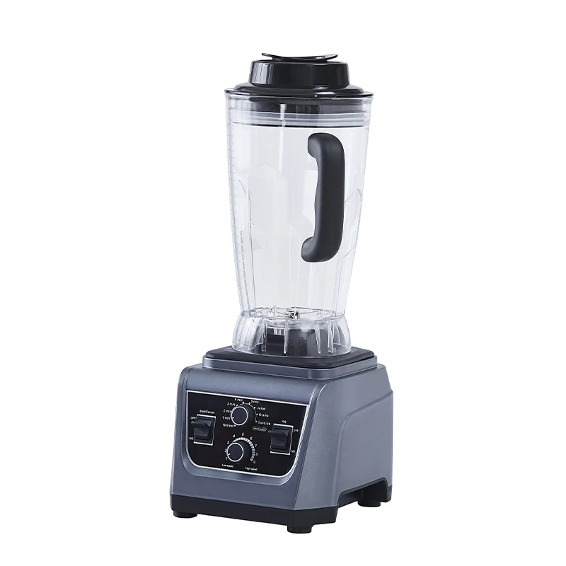 img alibaba 1793455661.jpeg Commercial Fruit Juice Blender, 2-in-1 4500W Heavy Duty Mixer - Grey-blue / 220