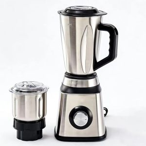Commercial Fruit Juice Blender, 2-in-1 4500W Heavy Duty Mixer - Silver1 / 220
