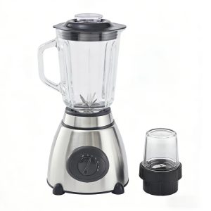 Commercial Fruit Juice Blender, 2-in-1 4500W Heavy Duty Mixer - Silver2 / 220