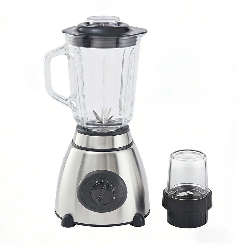 img alibaba 1793455681.jpeg Commercial Fruit Juice Blender, 2-in-1 4500W Heavy Duty Mixer - Silver2 / 220