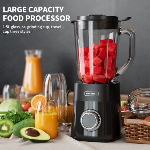 Kitchen Blender and Grinder Combo, 2 Speeds and Pulse