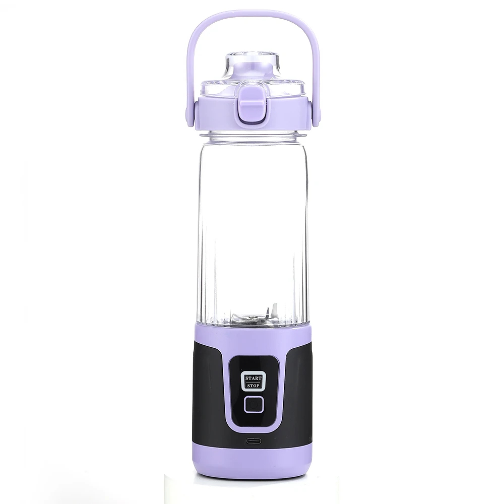 img alibaba 1793456343.jpeg USB Portable Blender, 750 mL, Double Blades - USB / 7.4 / Purple double blade