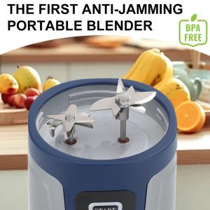 USB Portable Blender, 750 mL, Double Blades