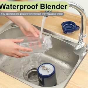 USB Portable Blender, 750 mL, Double Blades