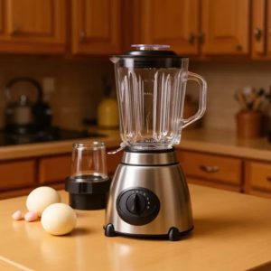 Electric Grinder, Blender and Food Mixer, Glass and Stainless Steel